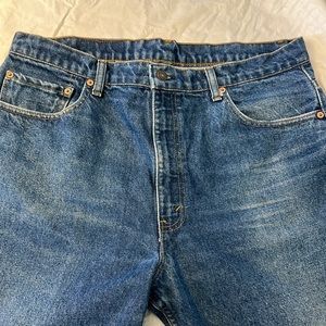Men’s Levi’s 505 Straight Leg Jeans W 37 L 28 Medium Wash 5 Pocket